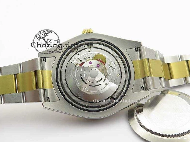 MiroTime 0415 Functional DateJust II 116333 SS YG 41mm EW Best Edition Gray Dial Roman Markers On SS Bracelet A 3823